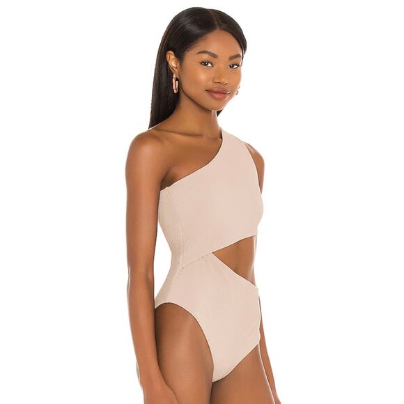 Beach Riot Tan Celine One Piece Swim Suit M NWT - Picture 2 of 4